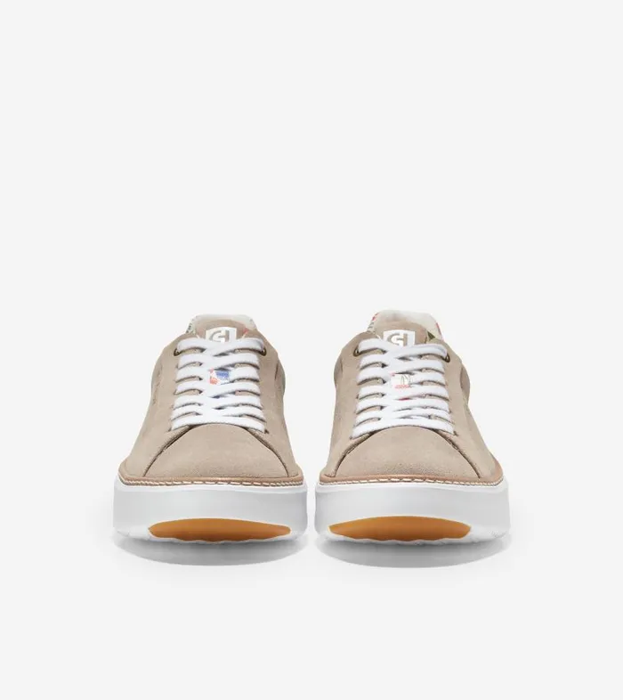 Cole Haan Tennis Women Women039s GrandPr Topspin Sneaker Beige Cole Haan Tennis Women Women039s GrandPr Topspin Sneaker Beige