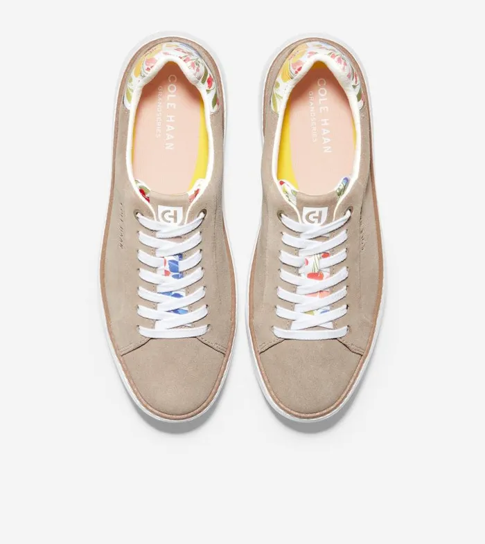 Cole Haan Tennis Women Women039s GrandPr Topspin Sneaker Beige Cole Haan Tennis Women Women039s GrandPr Topspin Sneaker Beige
