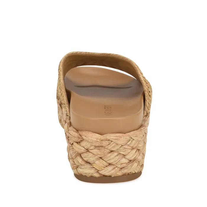 Corel Flatform Sandals Natural Women Nine West Low Heel Corel Flatform Sandals Natural Women Nine West Low Heel