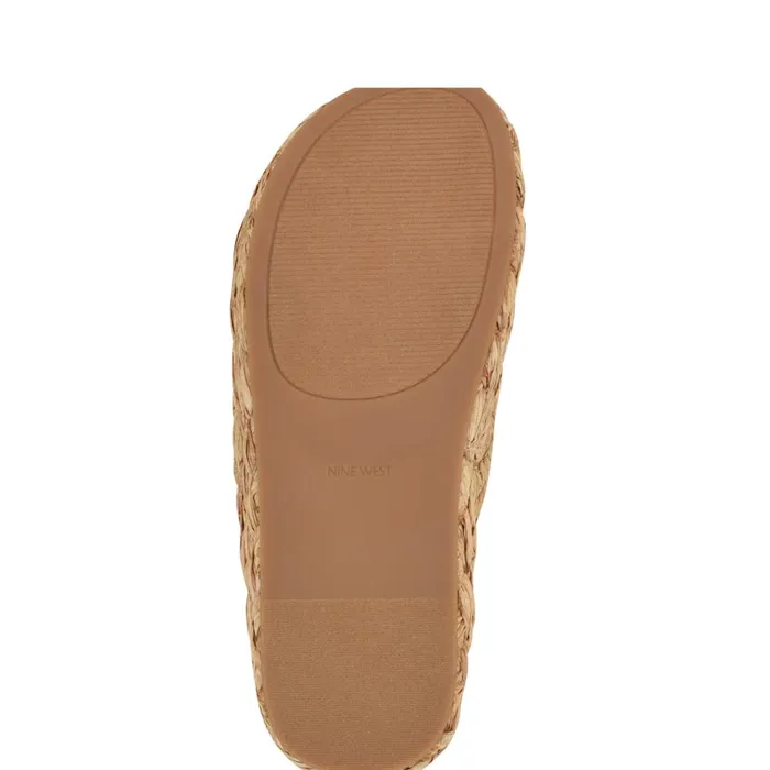 Corel Flatform Sandals Natural Women Nine West Low Heel Corel Flatform Sandals Natural Women Nine West Low Heel
