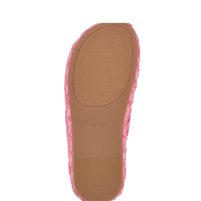 Corel Flatform Sandals Pink Women Nine West Low Heel Corel Flatform Sandals Pink Women Nine West Low Heel
