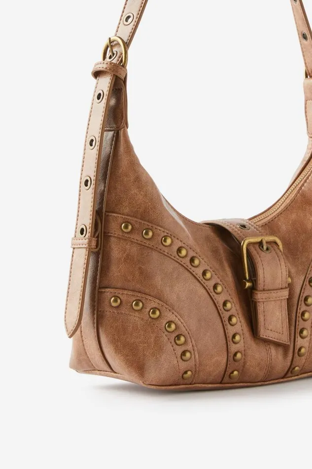 Cotton On BagsandBagCharms Isla Underarm Bag Pecanstuds 8211 Women