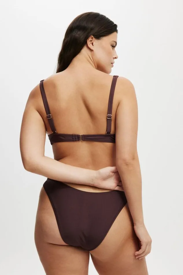 Cotton On Bikinis Refined High Side Brazilian Bikini Bottom Willow Brown Shimmer 8211 Women Cotton On Bikinis Refined High Side Brazilian Bikini Bottom Willow Brown Shimmer 8211 Women