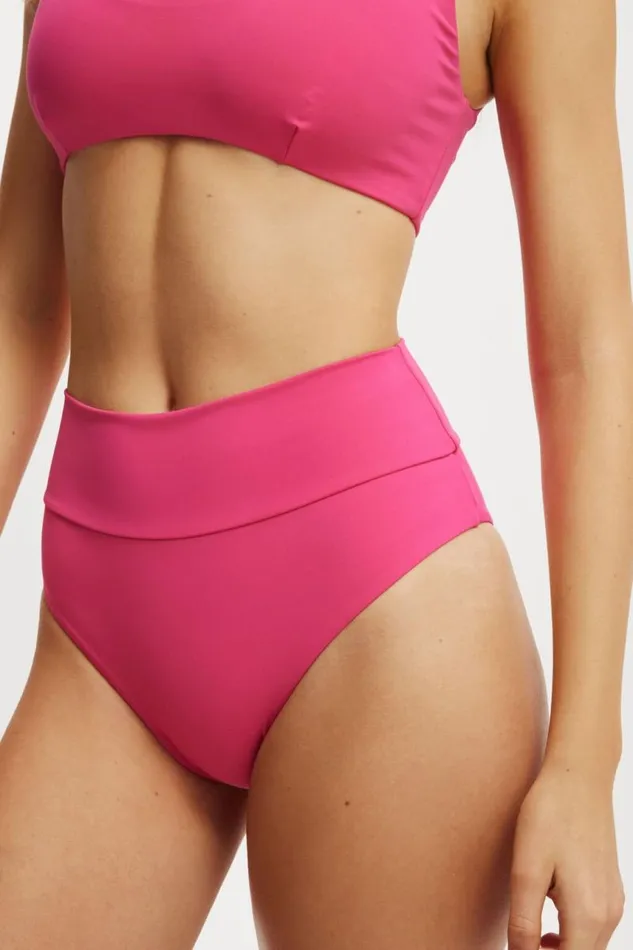Cotton On Bikinis Smoothing High Waisted Cheeky Bikini Bottom Flamingo Pink 8211 Women Cotton On Bikinis Smoothing High Waisted Cheeky Bikini Bottom Flamingo Pink 8211 Women