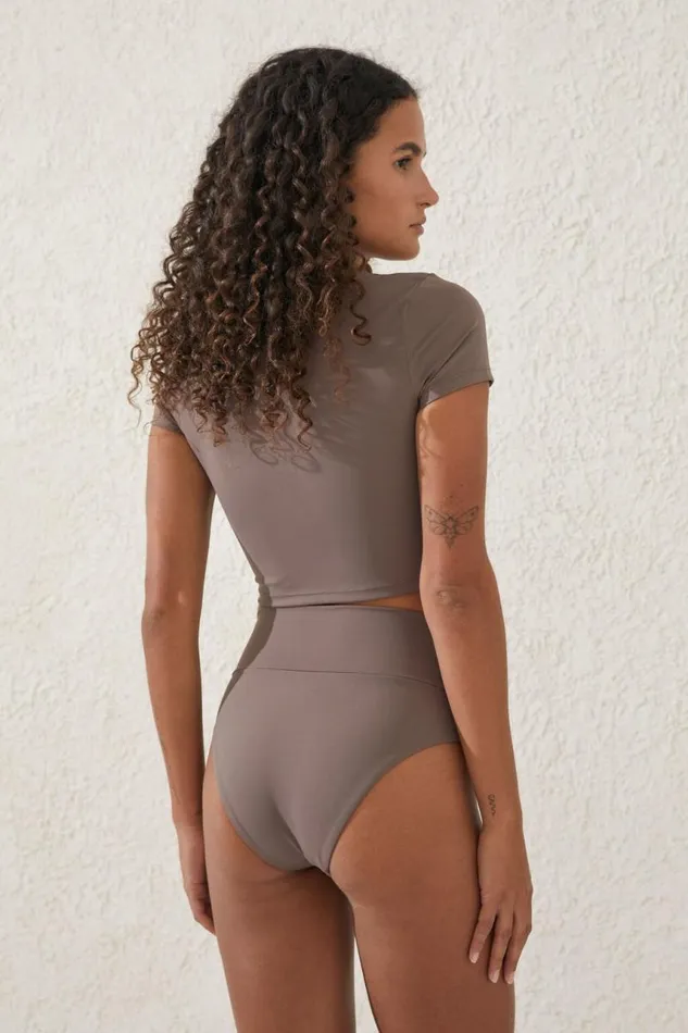 Cotton On Bikinis Smoothing High Waisted Cheeky Bikini Bottom Raw Umber 8211 Women Cotton On Bikinis Smoothing High Waisted Cheeky Bikini Bottom Raw Umber 8211 Women