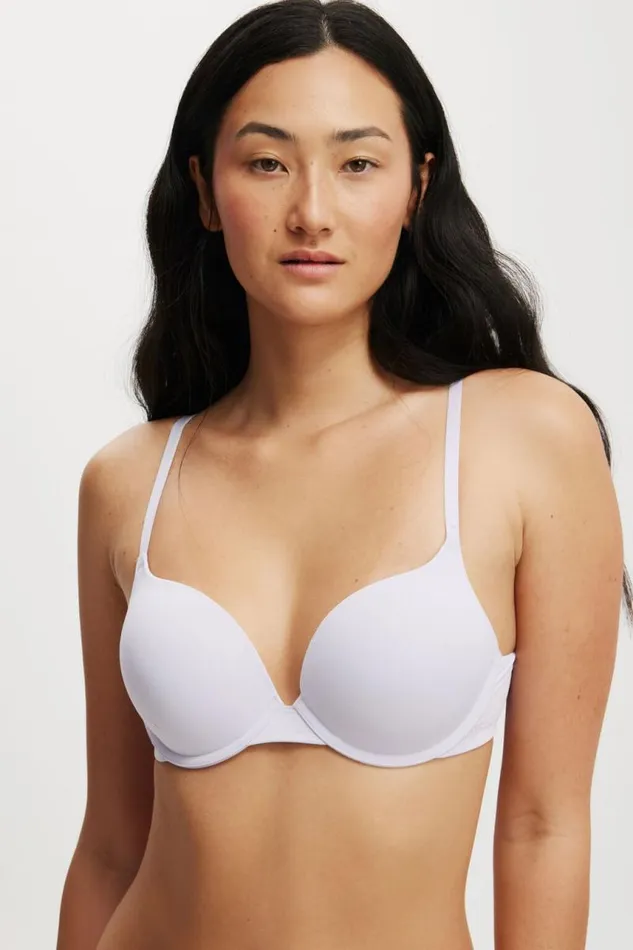 Cotton On Bras Ultimate Comfort Push Up2 TShirt Bra Washed Thistle 8211 Women Cotton On Bras Ultimate Comfort Push Up2 TShirt Bra Washed Thistle 8211 Women