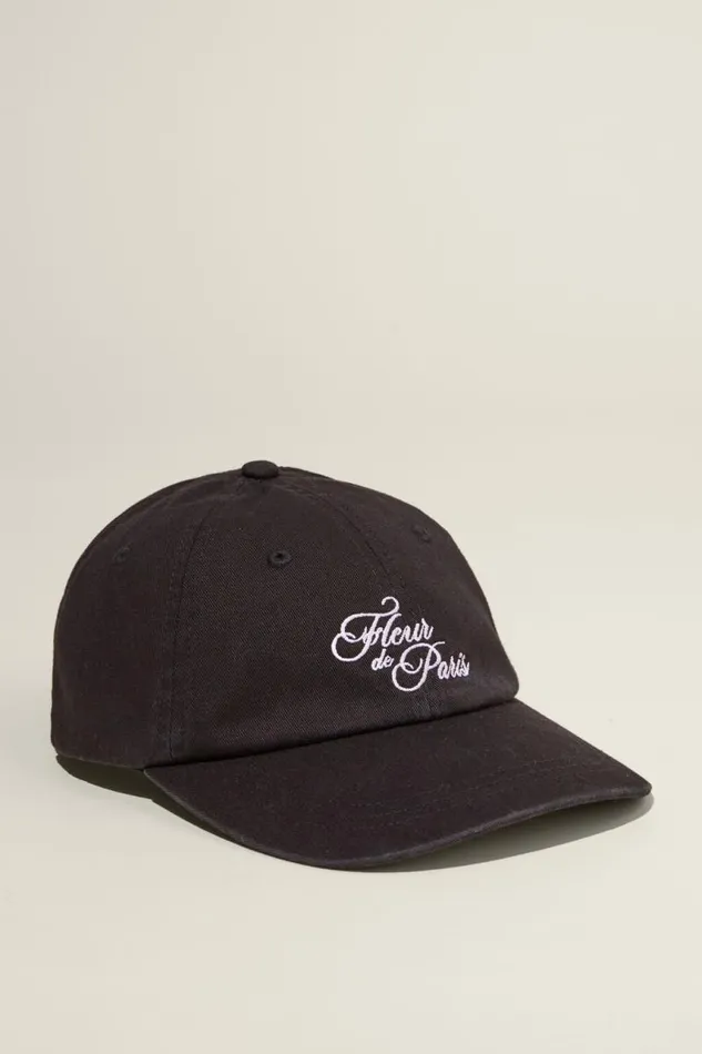 Cotton On Hats and Beanies Dad Hat Blackfleur De Paris 8211 Men