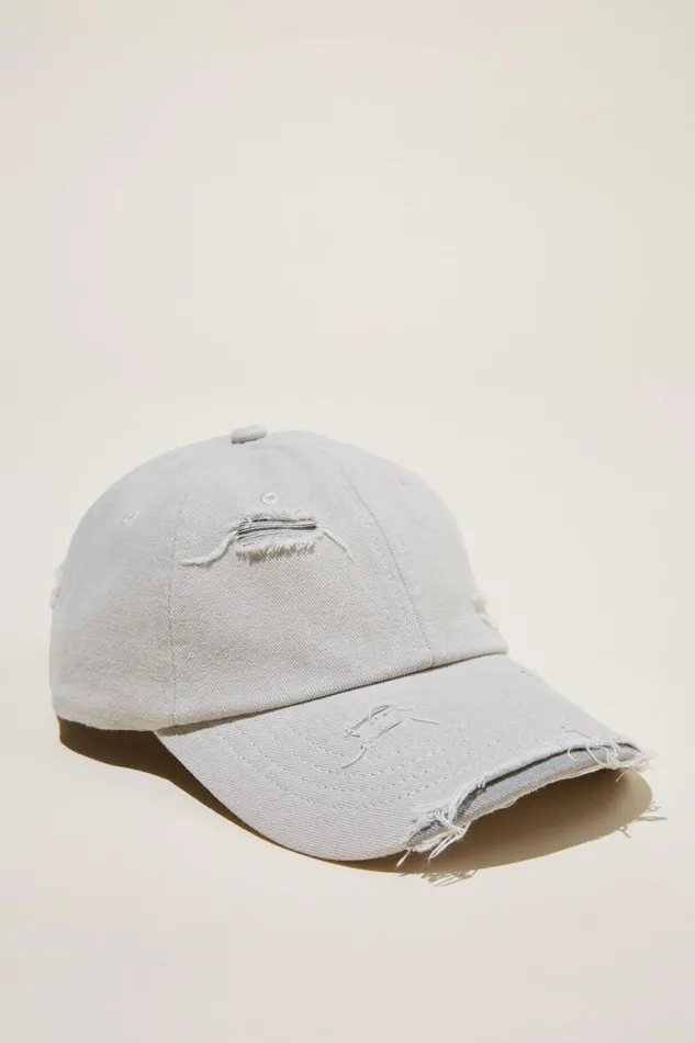 Cotton On Hats and Beanies Vintage Dad Hat Washed Bone 8211 Men