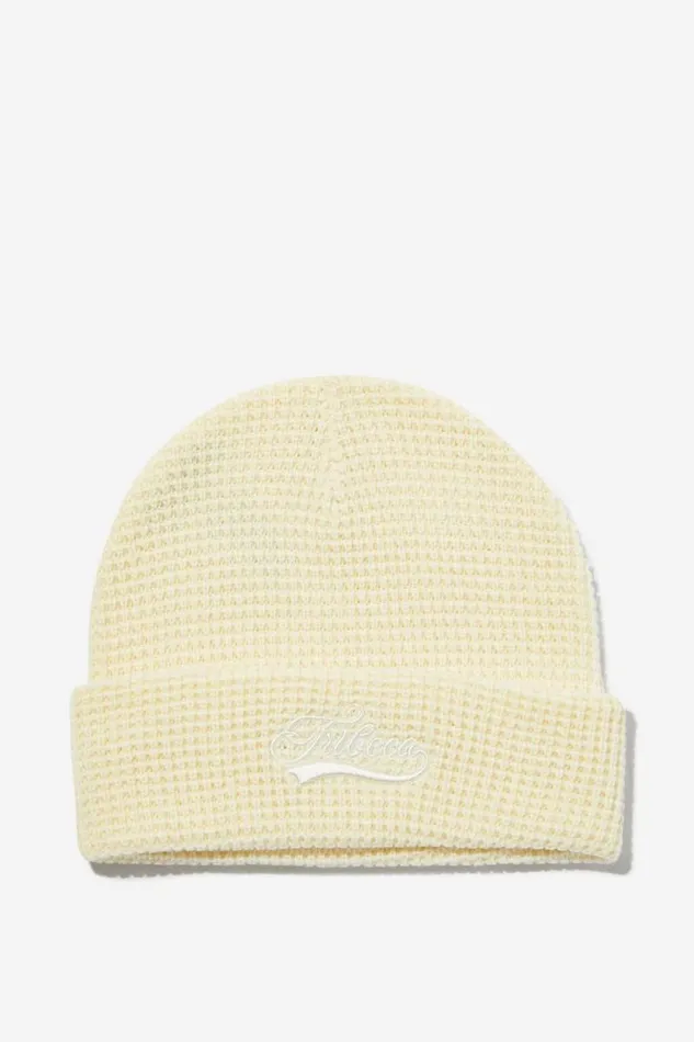 Cotton On Hats and Beanies Waffle Beanie Creampufftribeca 8211 Men