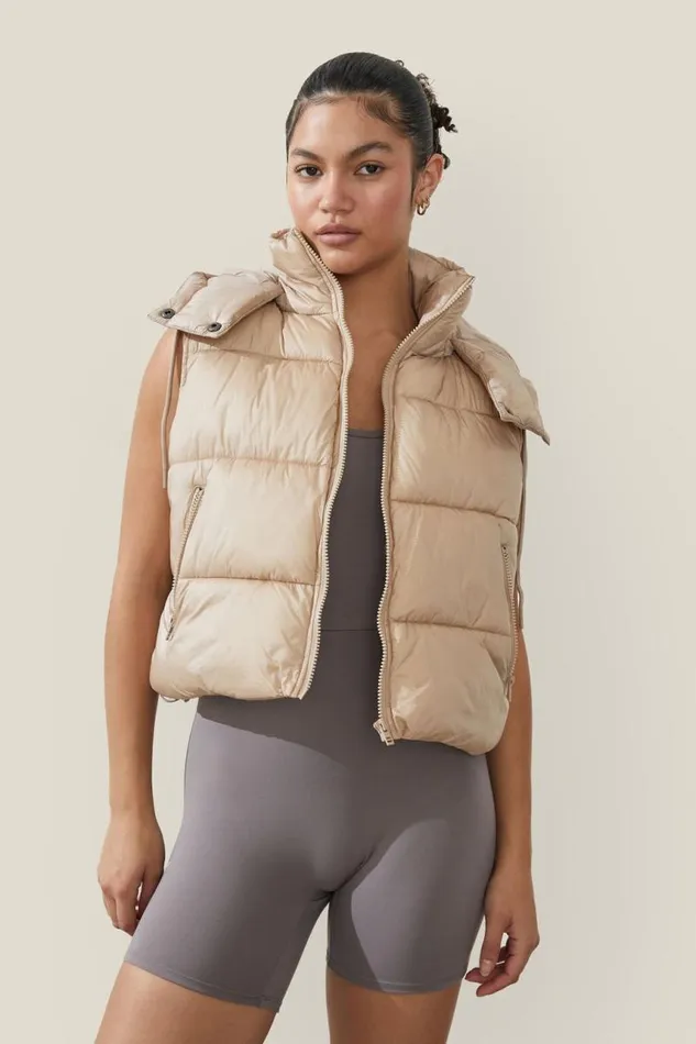 Cotton On Jackets The Recycled Mother Hooded Puffer Vest 20 White Pepper 8211 Women Cotton On Jackets The Recycled Mother Hooded Puffer Vest 20 White Pepper 8211 Women