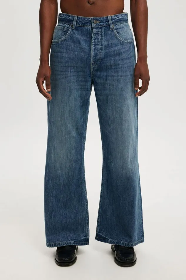 Cotton On Jeans Baggy Bootcut Jean Muse Blue 8211 Men Cotton On Jeans Baggy Bootcut Jean Muse Blue 8211 Men