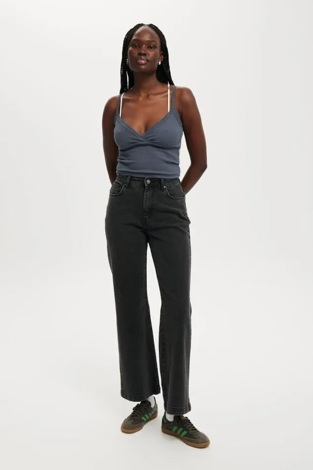 Cotton On Jeans Curvy Stretch Bootcut Jean Graphite Black 8211 Women