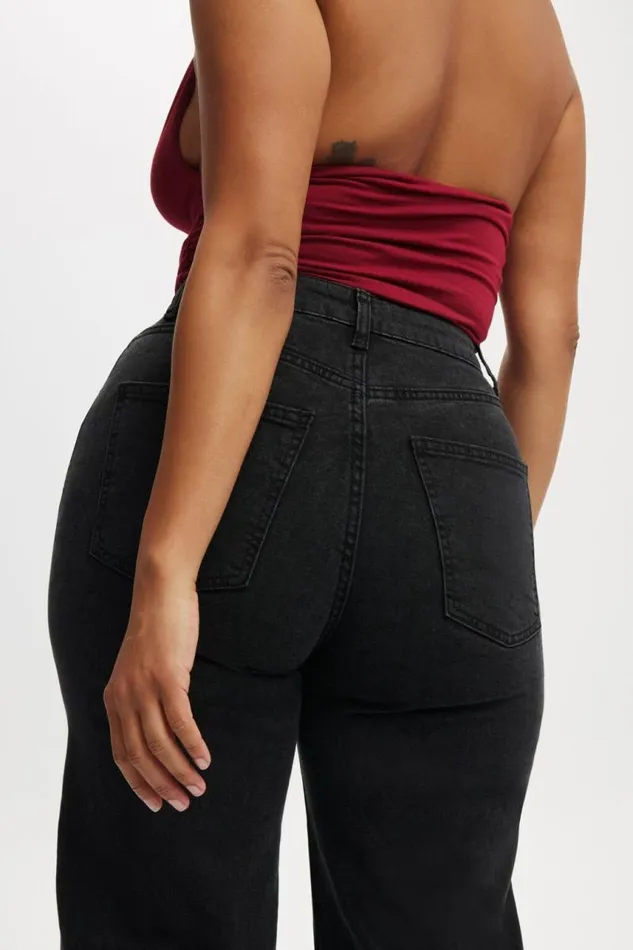 Cotton On Jeans Curvy Stretch Wide Jean Graphite Black 8211 Women Cotton On Jeans Curvy Stretch Wide Jean Graphite Black 8211 Women