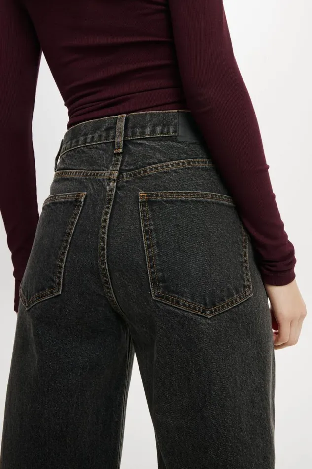 Cotton On Jeans Loose Straight Jean Smokey Black 8211 Women Cotton On Jeans Loose Straight Jean Smokey Black 8211 Women