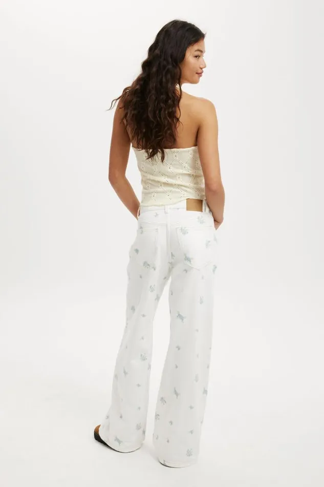 Cotton On Jeans Relaxed Wide Jean Vintage Whiteditsy Floral 8211 Women Cotton On Jeans Relaxed Wide Jean Vintage Whiteditsy Floral 8211 Women
