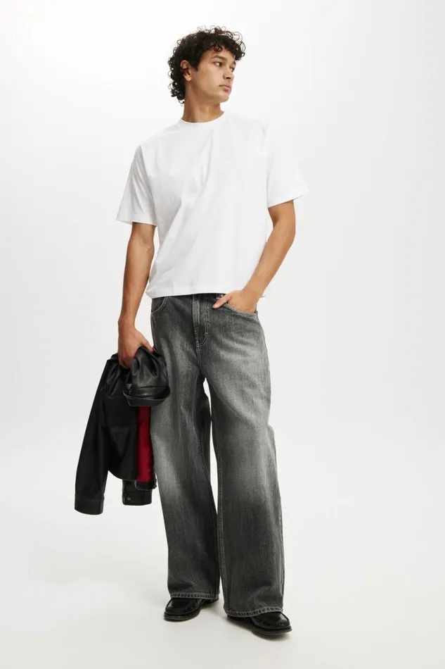Cotton On Jeans Super Baggy Jean Rollins Black 8211 Men