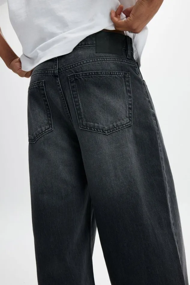 Cotton On Jeans Super Baggy Jean Y2k Washed Black 8211 Men Cotton On Jeans Super Baggy Jean Y2k Washed Black 8211 Men