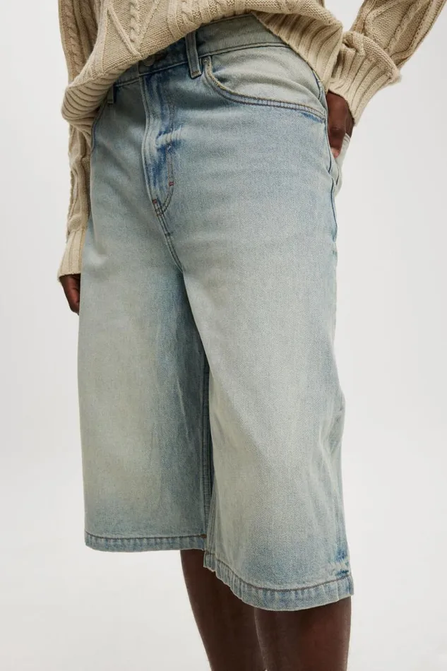Cotton On Jeans Super Baggy Jort Halen Blue 8211 Men Cotton On Jeans Super Baggy Jort Halen Blue 8211 Men