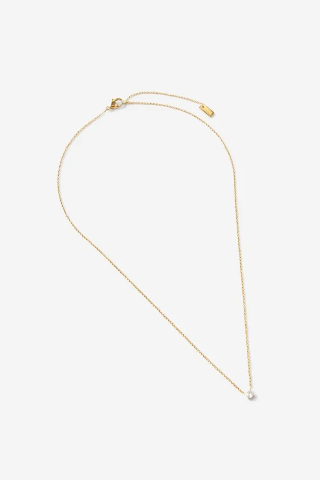Cotton On Jewelry Waterproof Pendant Necklace Waterproof Diamante Pendant 8211 Women
