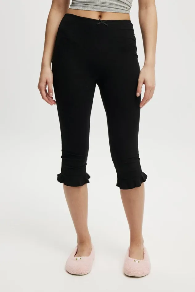 Cotton On Pajamas Jersey Sleep Capris Black 8211 Women Cotton On Pajamas Jersey Sleep Capris Black 8211 Women