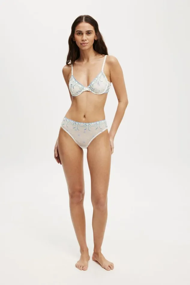 Cotton On Panties Trixie Bow Cheeky Brief Cream 8211 Women