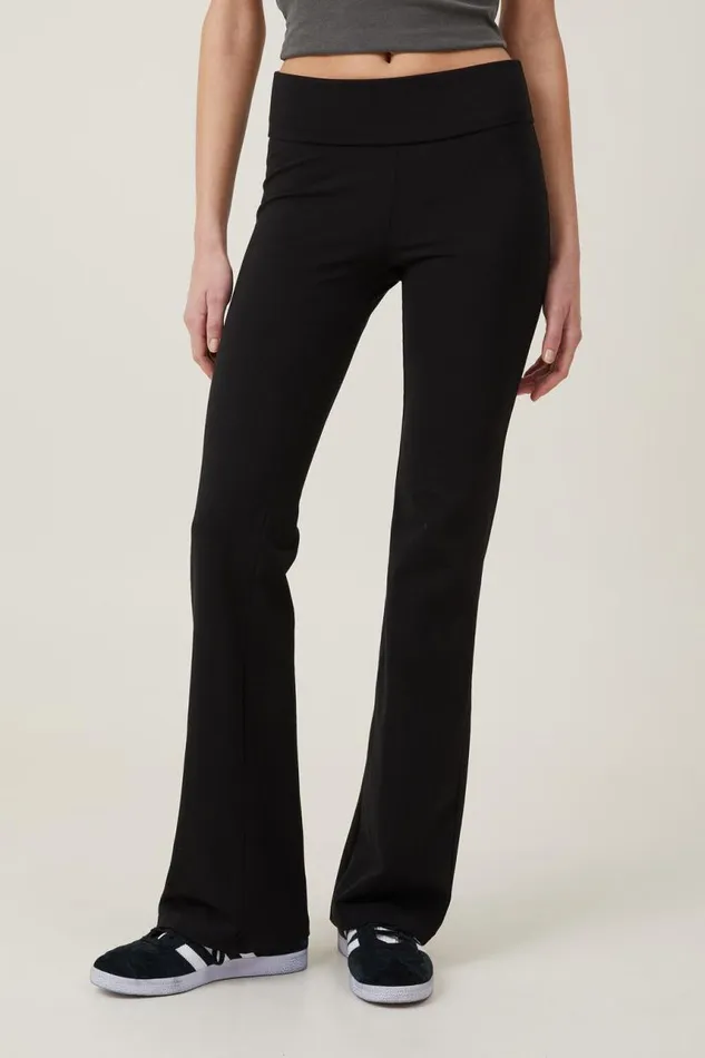 Cotton On Pants Bella Bootleg Pant Black 8211 Women