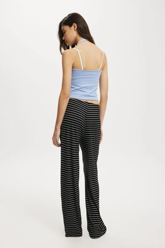Cotton On Pants Bella Wide Leg Pant Black Stripe 8211 Women