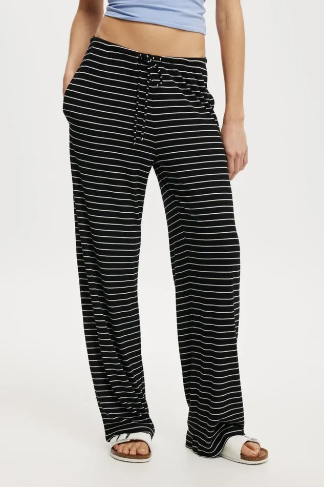 Cotton On Pants Bella Wide Leg Pant Black Stripe 8211 Women
