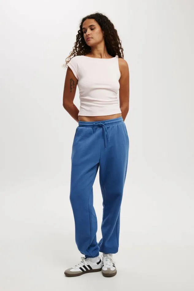 Cotton On Pants Classic Fleece Sweatpant Azure Blue 8211 Women