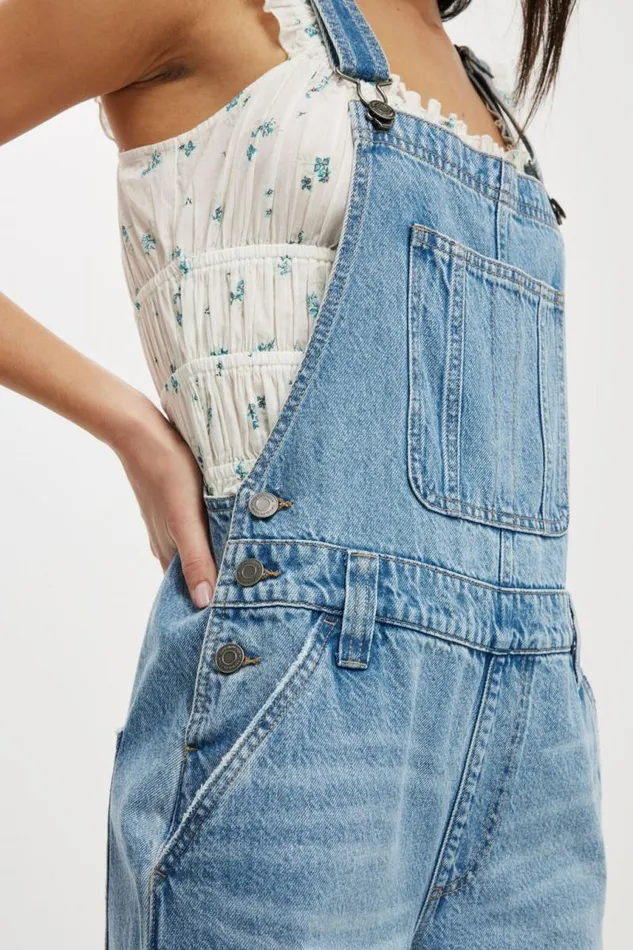 Cotton On Pants Denim Overall Breeze Blue 8211 Women Cotton On Pants Denim Overall Breeze Blue 8211 Women