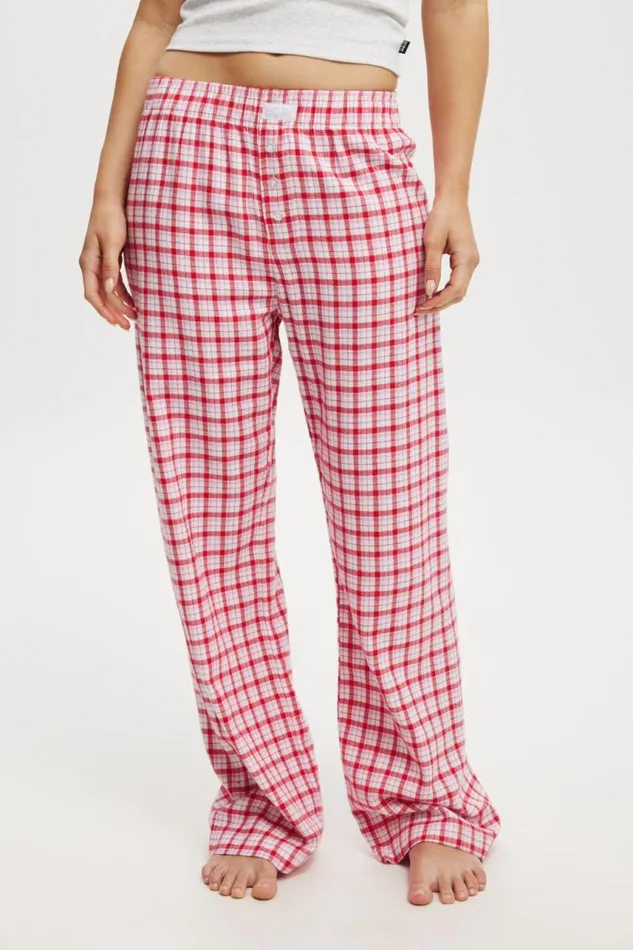 Cotton On Pants Flannel Boyfriend Boxer Pant Robbin Checkcherry Pop 8211 Women Cotton On Pants Flannel Boyfriend Boxer Pant Robbin Checkcherry Pop 8211 Women