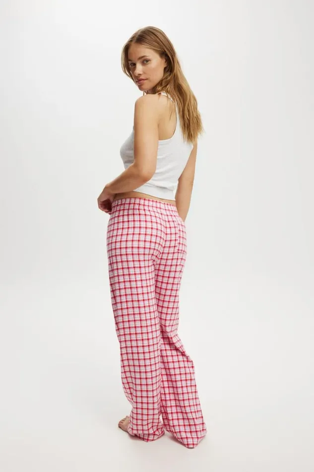 Cotton On Pants Flannel Boyfriend Boxer Pant Robbin Checkcherry Pop 8211 Women Cotton On Pants Flannel Boyfriend Boxer Pant Robbin Checkcherry Pop 8211 Women