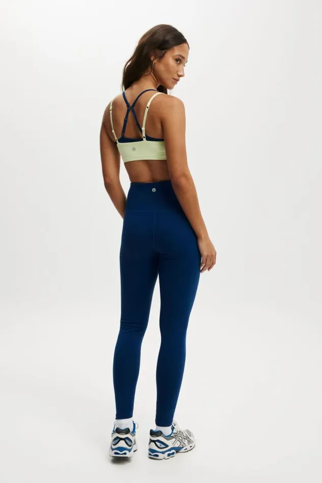 Cotton On Pants High Waist Core Full Length Tight Navy Peony 8211 Women Cotton On Pants High Waist Core Full Length Tight Navy Peony 8211 Women