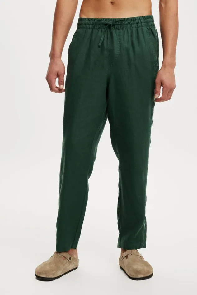 Cotton On Pants Linen Pant Trekking Green Piping 8211 Men Cotton On Pants Linen Pant Trekking Green Piping 8211 Men
