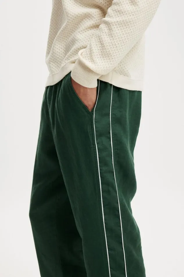 Cotton On Pants Linen Pant Trekking Green Piping 8211 Men Cotton On Pants Linen Pant Trekking Green Piping 8211 Men