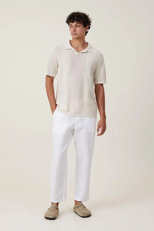 Cotton On Pants Linen Pant White 8211 Men