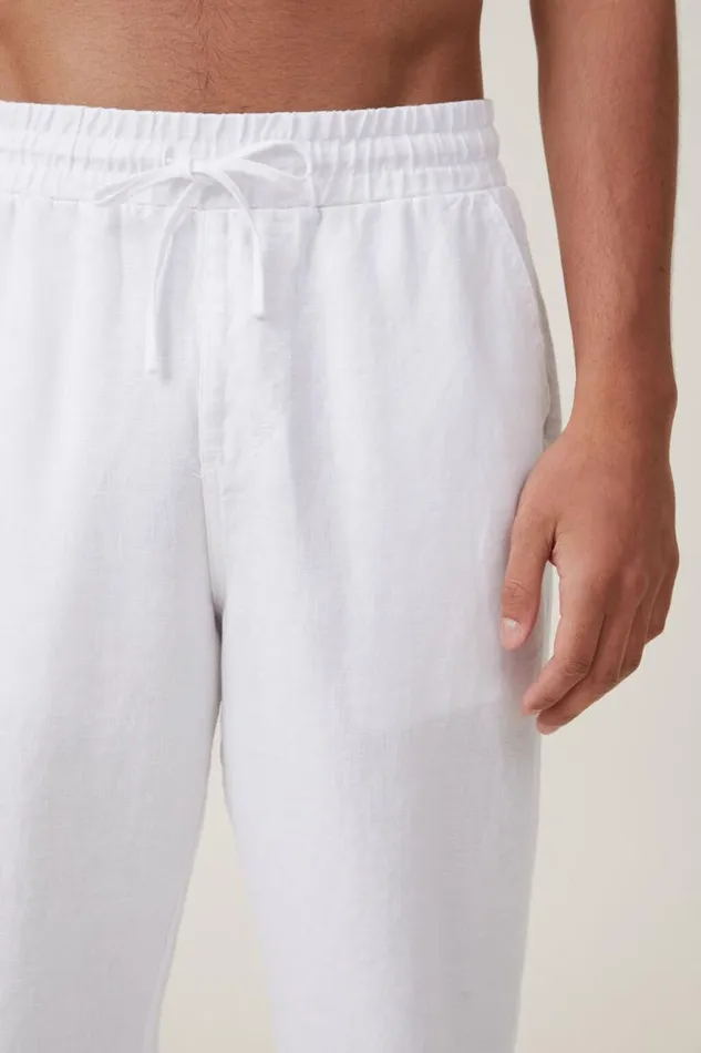 Cotton On Pants Linen Pant White 8211 Men Cotton On Pants Linen Pant White 8211 Men
