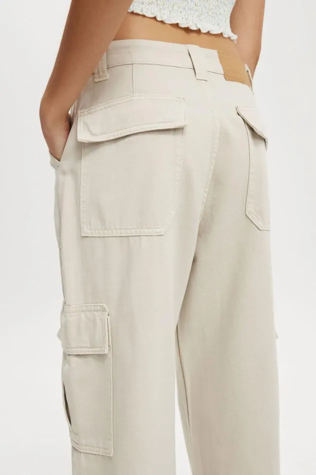 Cotton On Pants Relaxed Cargo Jean Soft Taupe 8211 Women Cotton On Pants Relaxed Cargo Jean Soft Taupe 8211 Women