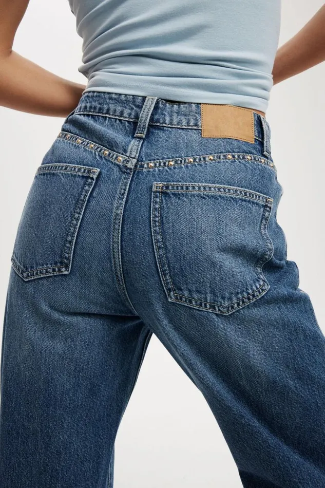 Cotton On Pants Relaxed Wide Jean Pure Bluestud 8211 Women Cotton On Pants Relaxed Wide Jean Pure Bluestud 8211 Women