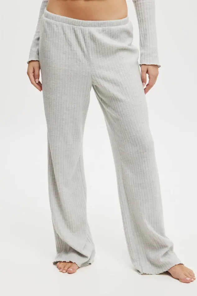 Cotton On Pants Super Soft Ribbed Straight Leg Pant Light Grey Marle 8211 Women Cotton On Pants Super Soft Ribbed Straight Leg Pant Light Grey Marle 8211 Women