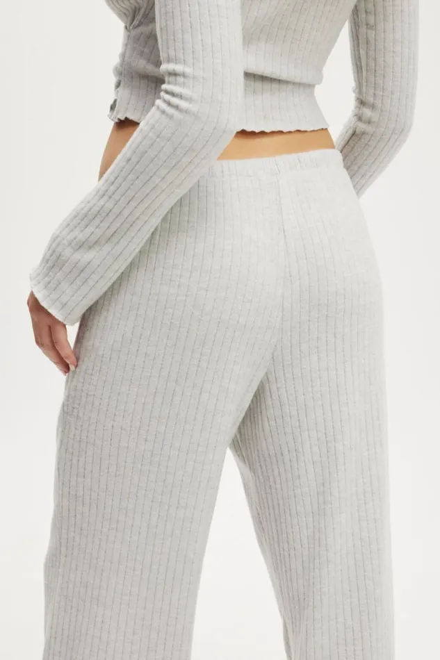 Cotton On Pants Super Soft Ribbed Straight Leg Pant Light Grey Marle 8211 Women Cotton On Pants Super Soft Ribbed Straight Leg Pant Light Grey Marle 8211 Women
