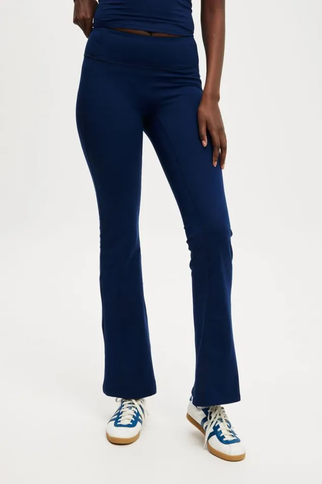 Cotton On Pants Ultra Soft Studio Flare Heritage Blue 8211 Women