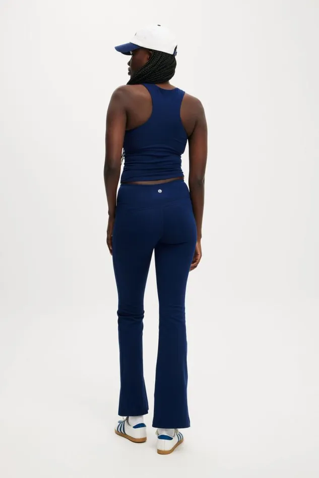 Cotton On Pants Ultra Soft Studio Flare Heritage Blue 8211 Women