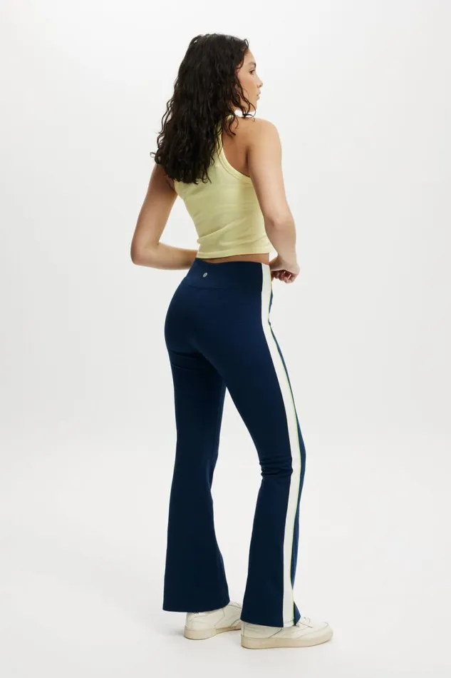Cotton On Pants Ultra Soft Track Flare Dark Water Coconut Milk 8211 Women