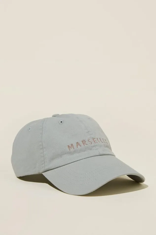 Cotton On ScarvesBeaniesandHats Classic Dad Cap Marseillemeadow Mist 8211 Women
