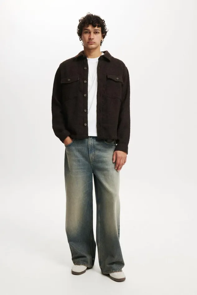 Cotton On Shirts and Polos Beckley Overshirt Chocolate 8211 Men Cotton On Shirts and Polos Beckley Overshirt Chocolate 8211 Men