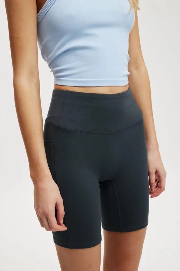 Cotton On ShortsandSkirts Ultra Soft Track Bike Short Element Blue 8211 Women Cotton On ShortsandSkirts Ultra Soft Track Bike Short Element Blue 8211 Women