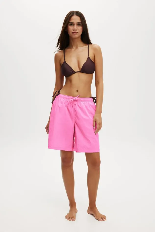 Cotton On Shorts Beach Board Short Washed Pink Sorbet 8211 Women