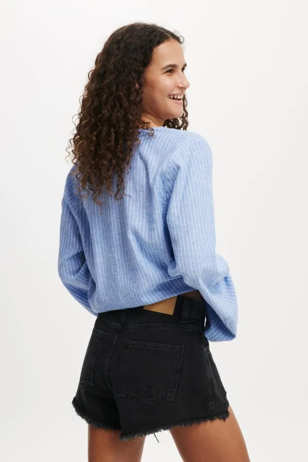 Cotton On Shorts Cheeky Denim Short Graphite Black 8211 Women