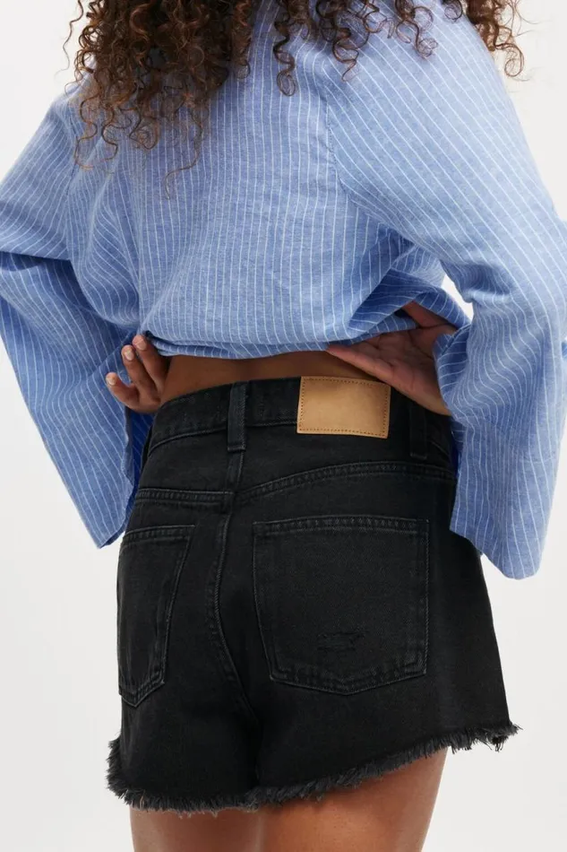 Cotton On Shorts Cheeky Denim Short Graphite Black 8211 Women